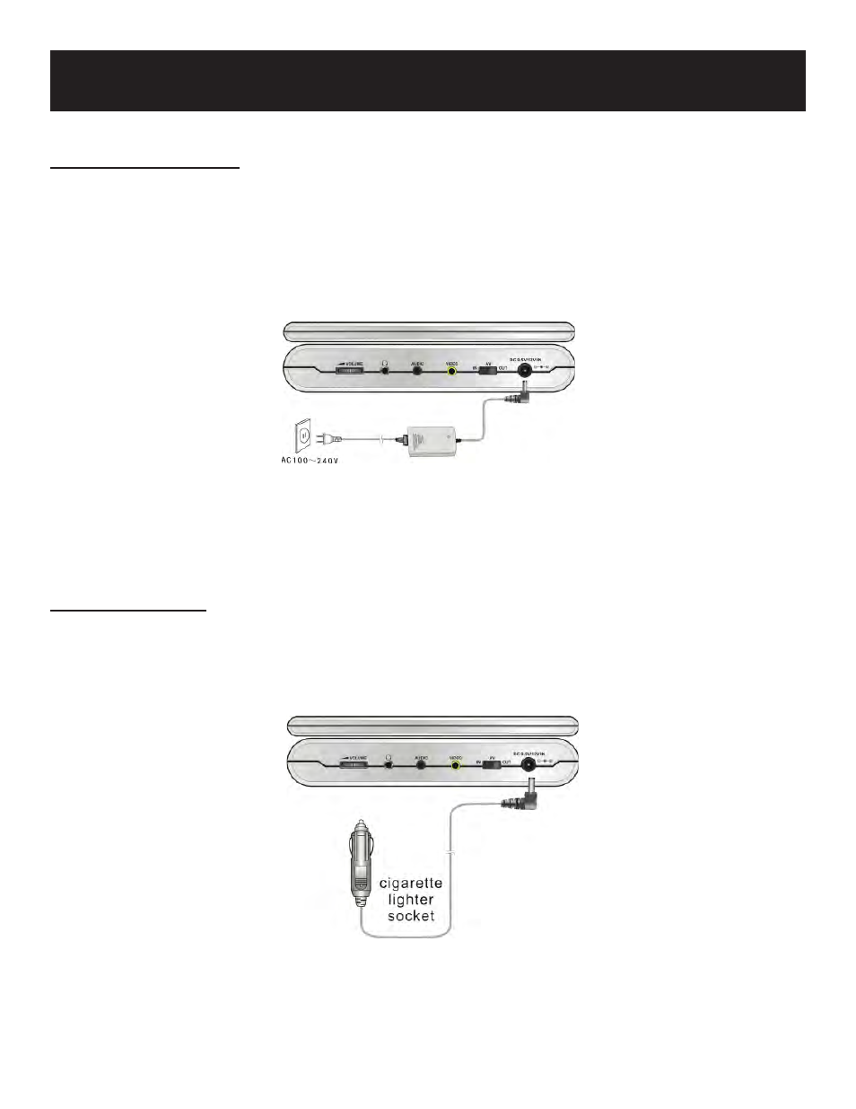 Power supply, Using the ac adapter | Polaroid PDM-8553M User Manual | Page 15 / 31