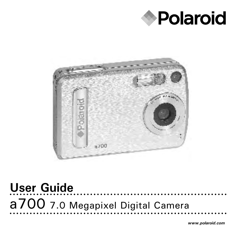 Polaroid a700 User Manual | 84 pages