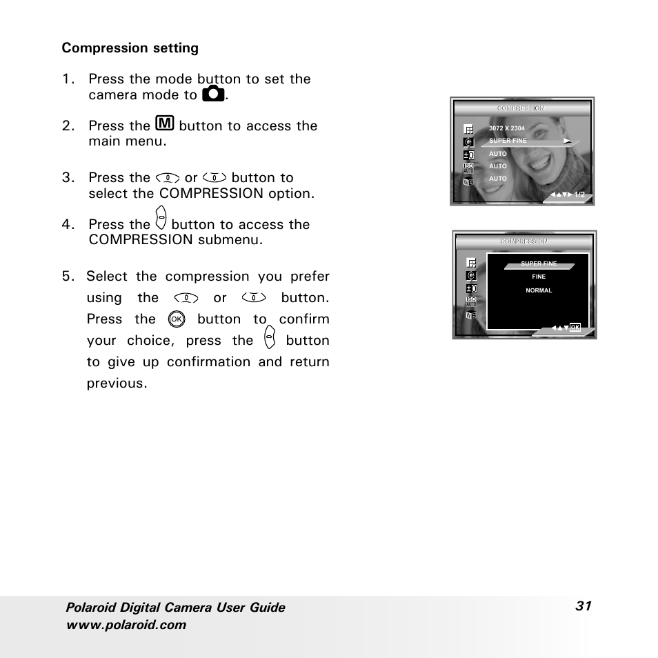 Polaroid a700 User Manual | Page 31 / 84