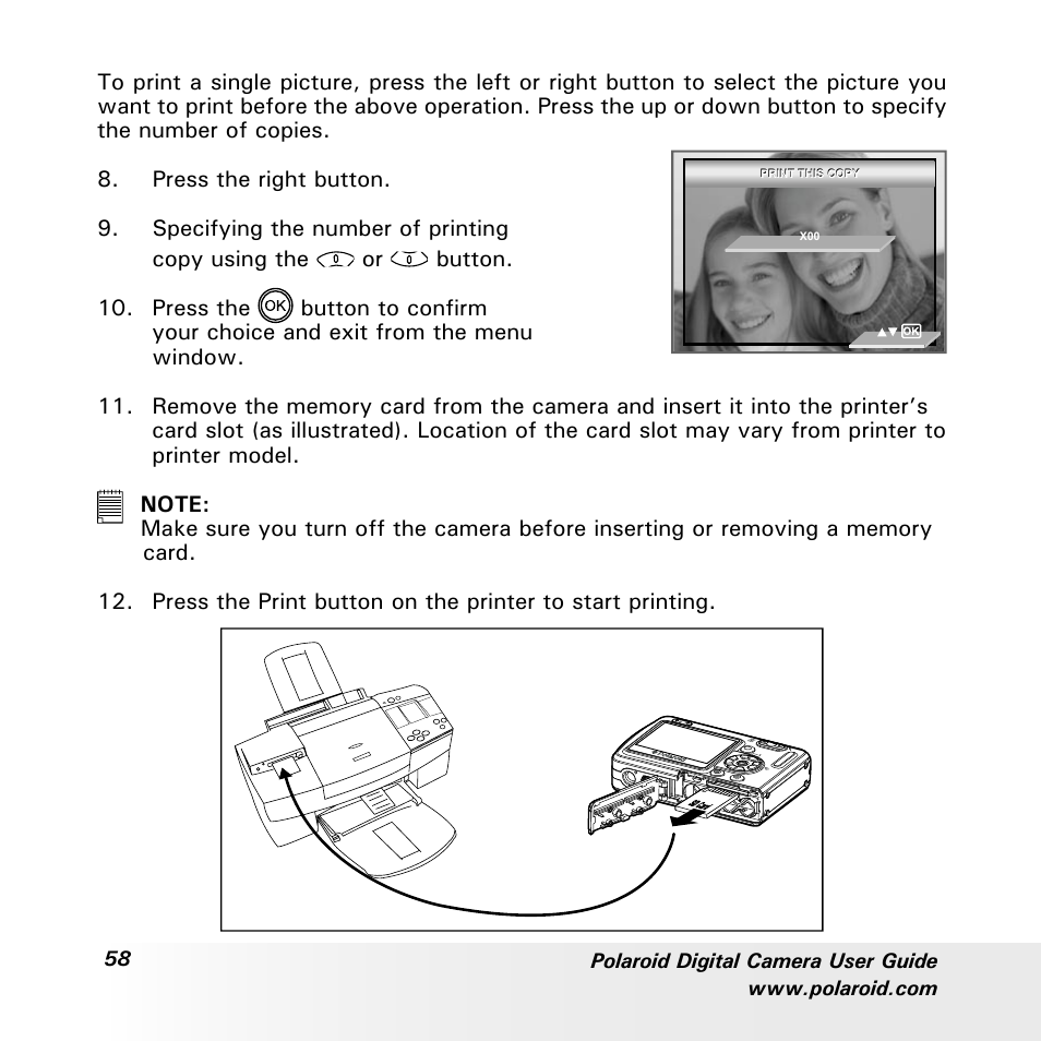 Polaroid a700 User Manual | Page 58 / 84