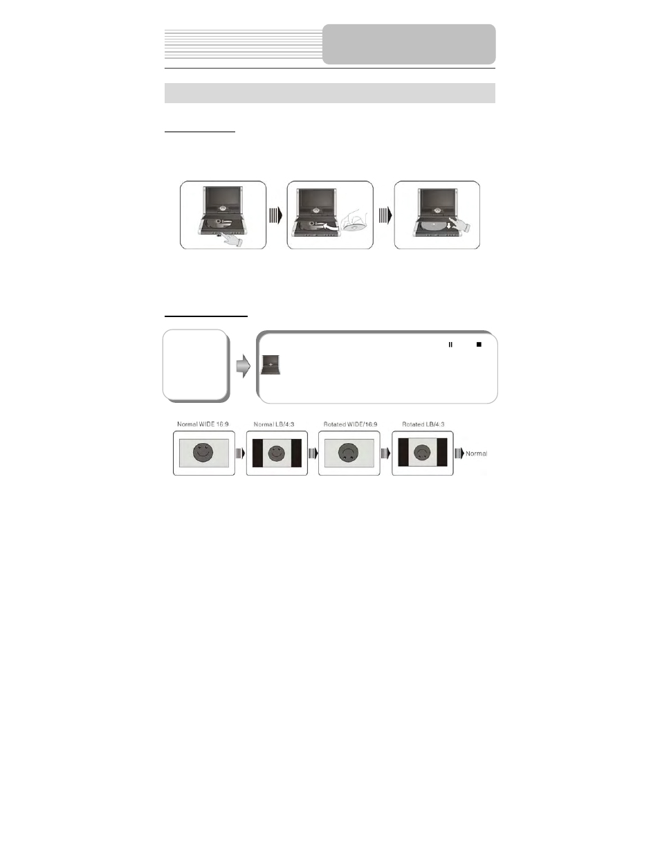 Playback operation | Polaroid PDM-0743LA User Manual | Page 23 / 40