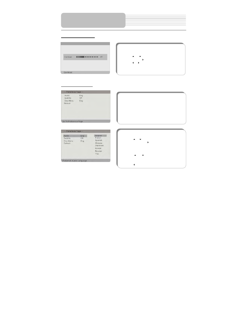 System setup | Polaroid PDM-0743LA User Manual | Page 34 / 40