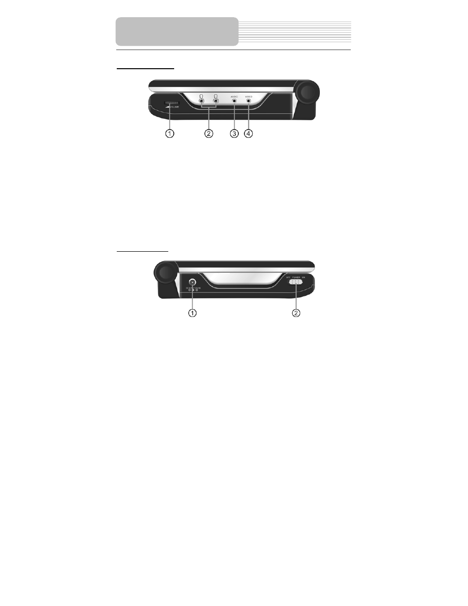 View of side panels | Polaroid PDM-0084 User Manual | Page 10 / 43