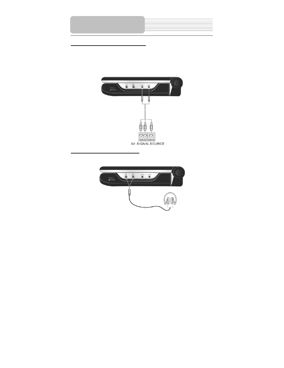 System connections | Polaroid PDM-0084 User Manual | Page 16 / 43
