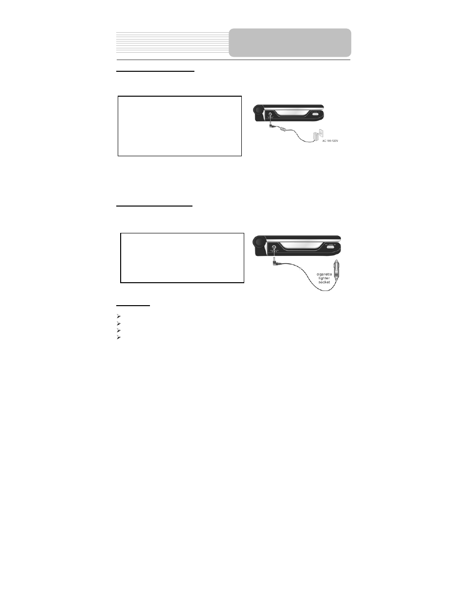 Power supply preparation | Polaroid PDM-0084 User Manual | Page 17 / 43