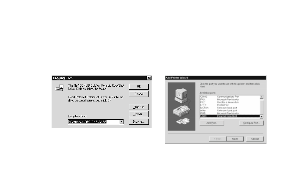 Install the software (cont.) | Polaroid ColorShot Printer User Manual | Page 12 / 90