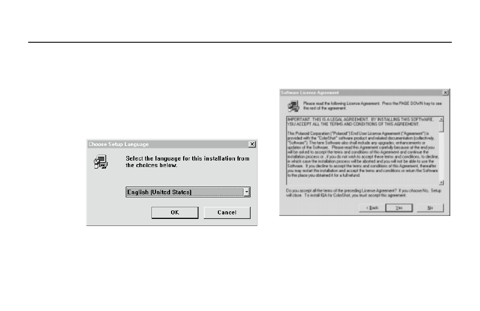 Install the software (cont.) | Polaroid ColorShot Printer User Manual | Page 14 / 90