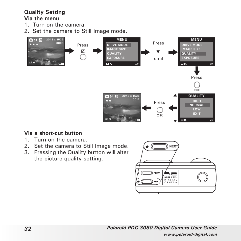 Polaroid PDC3080 User Manual | Page 32 / 90