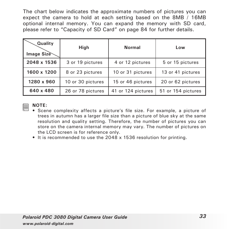 Polaroid PDC3080 User Manual | Page 33 / 90