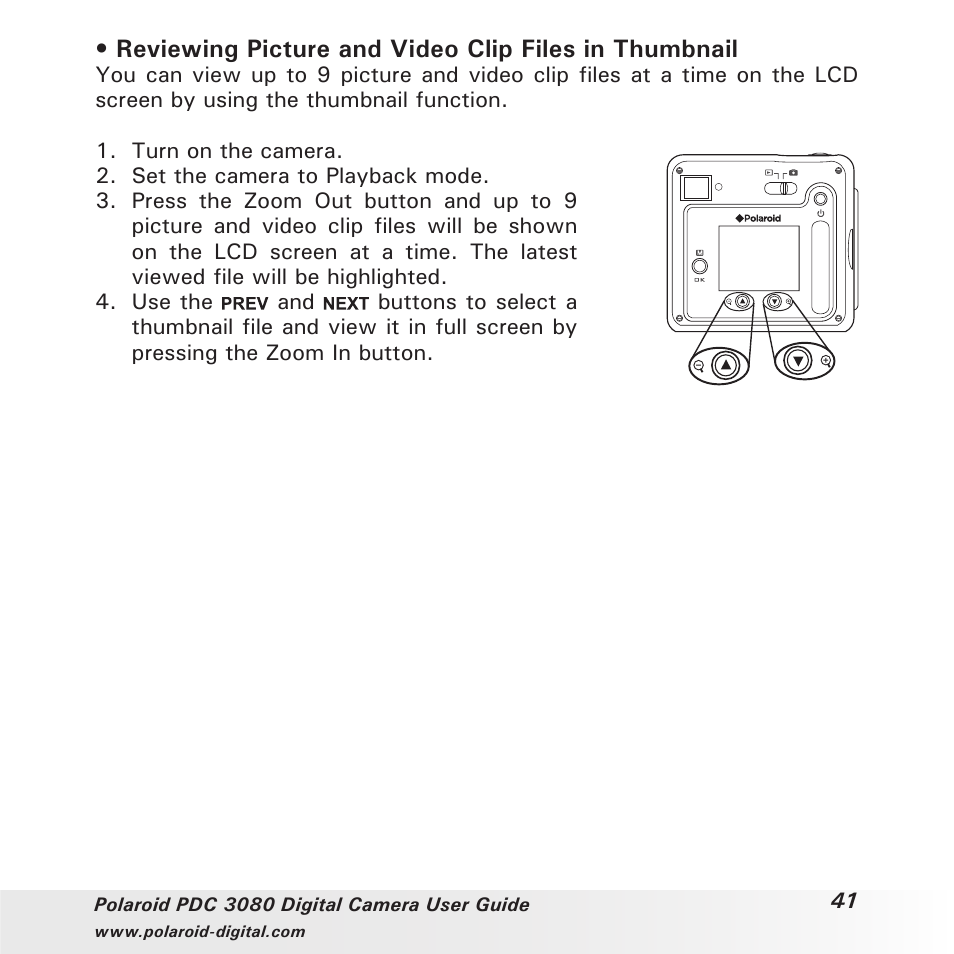 Polaroid PDC3080 User Manual | Page 41 / 90