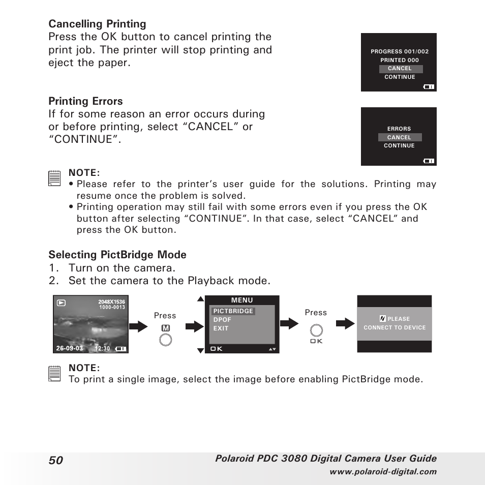 Polaroid PDC3080 User Manual | Page 50 / 90