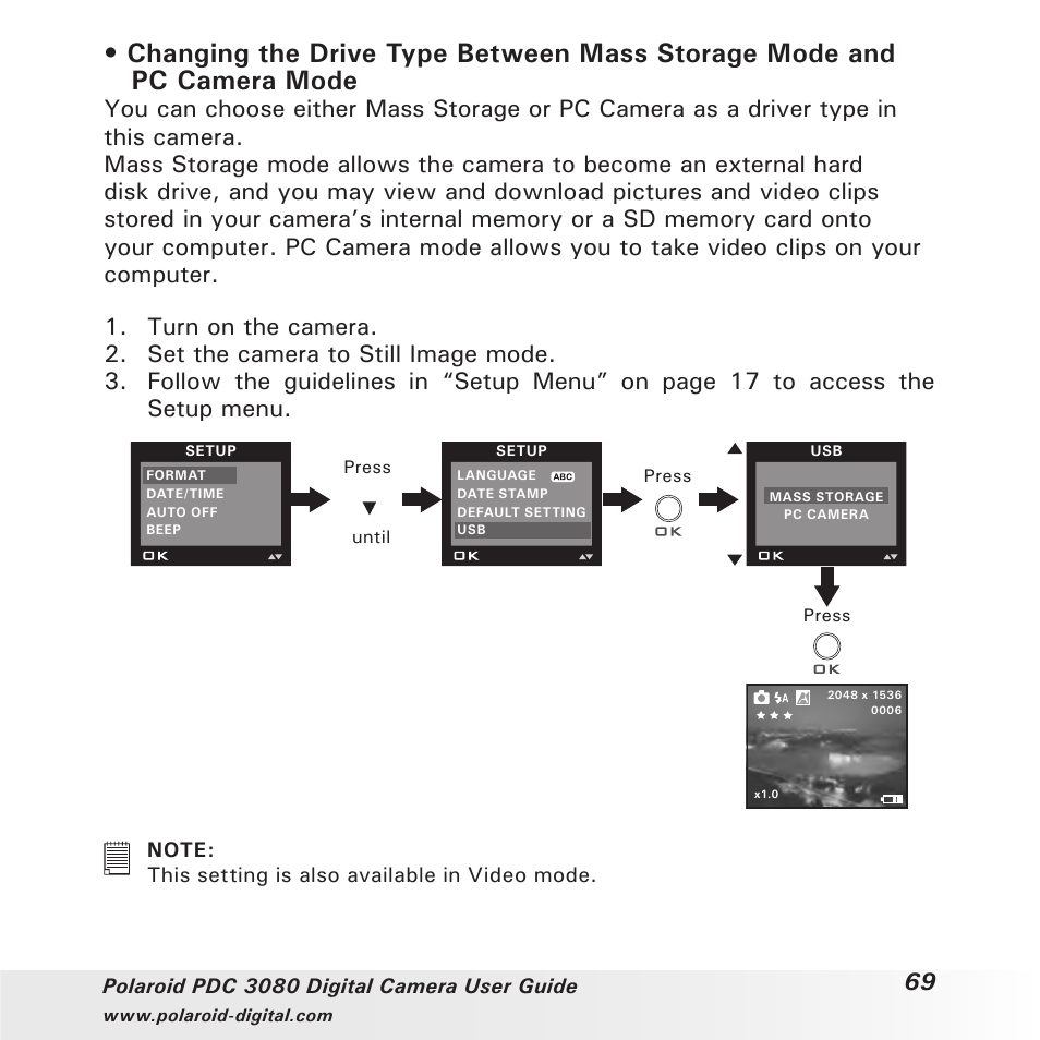 Polaroid PDC3080 User Manual | Page 69 / 90