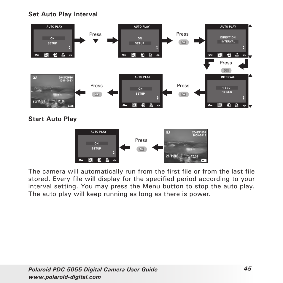 Polaroid PDC 505 User Manual | Page 45 / 88