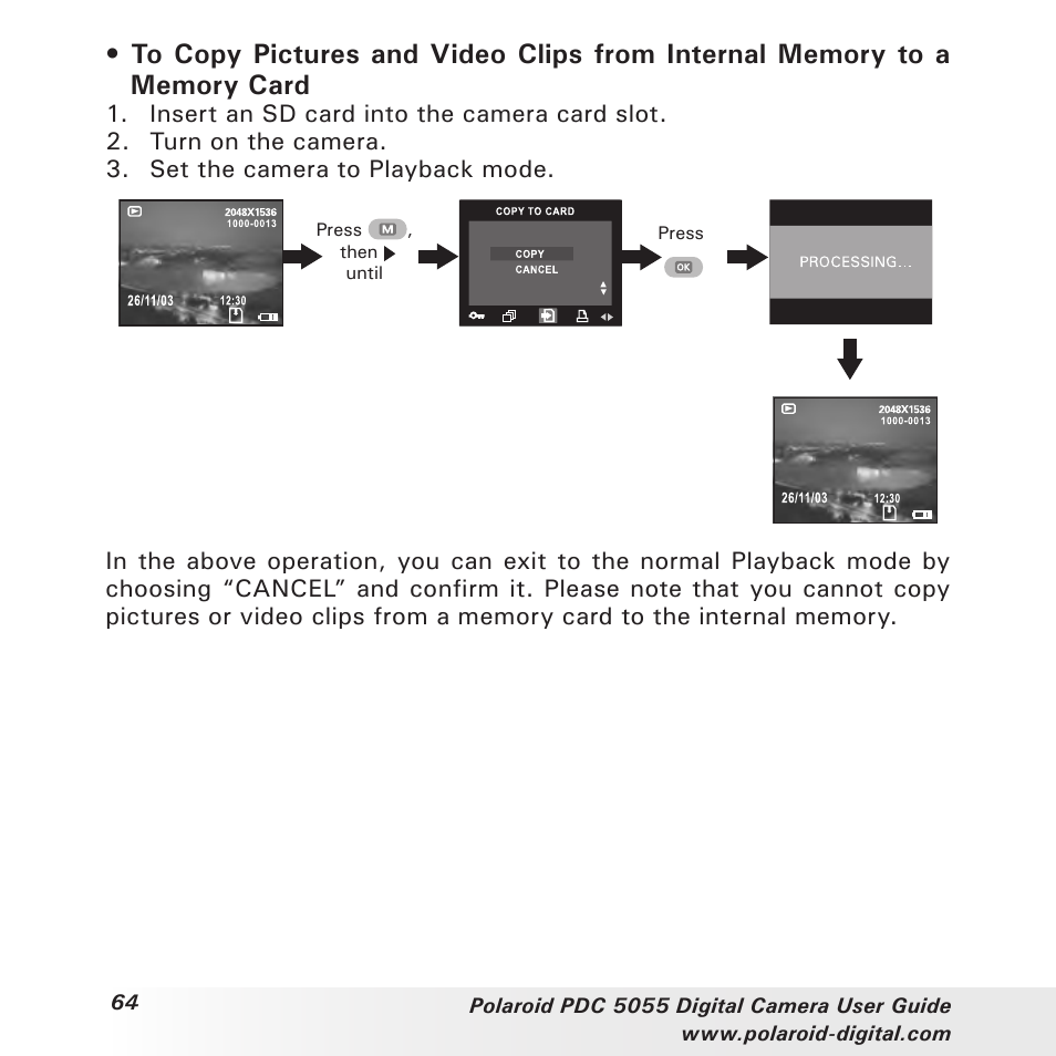 Polaroid PDC 505 User Manual | Page 64 / 88