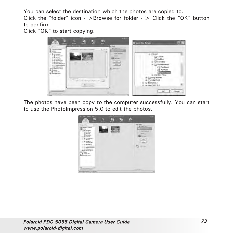 Polaroid PDC 505 User Manual | Page 73 / 88