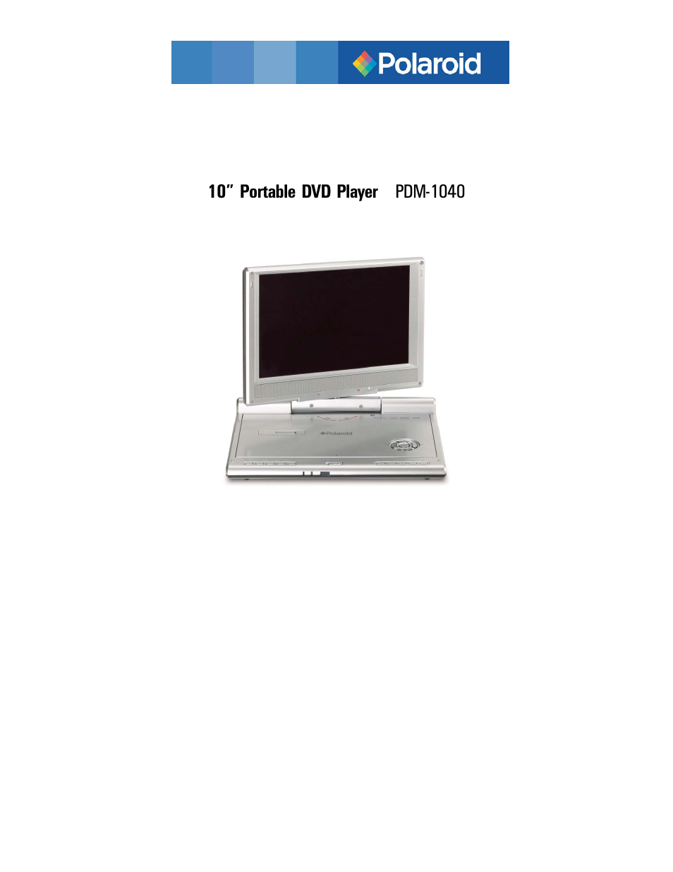 Polaroid PDM-1040 User Manual | 45 pages