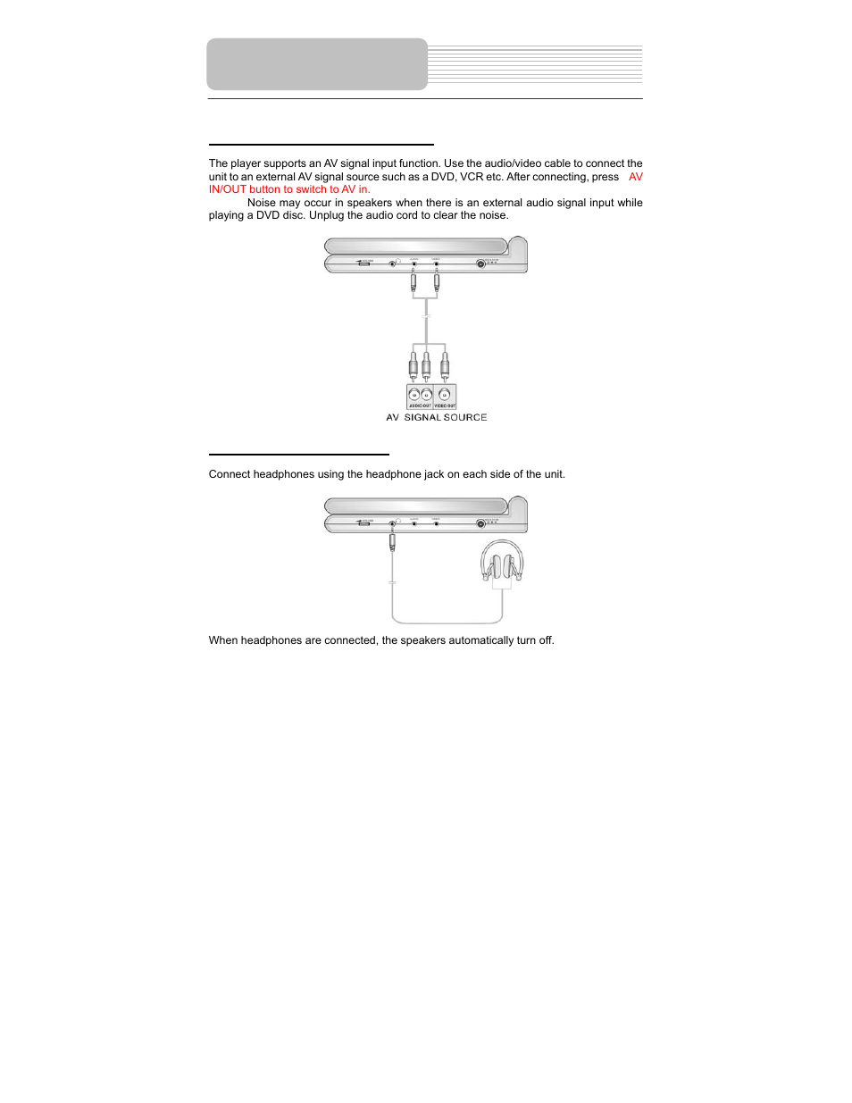 System connections | Polaroid PDM-1040 User Manual | Page 19 / 45