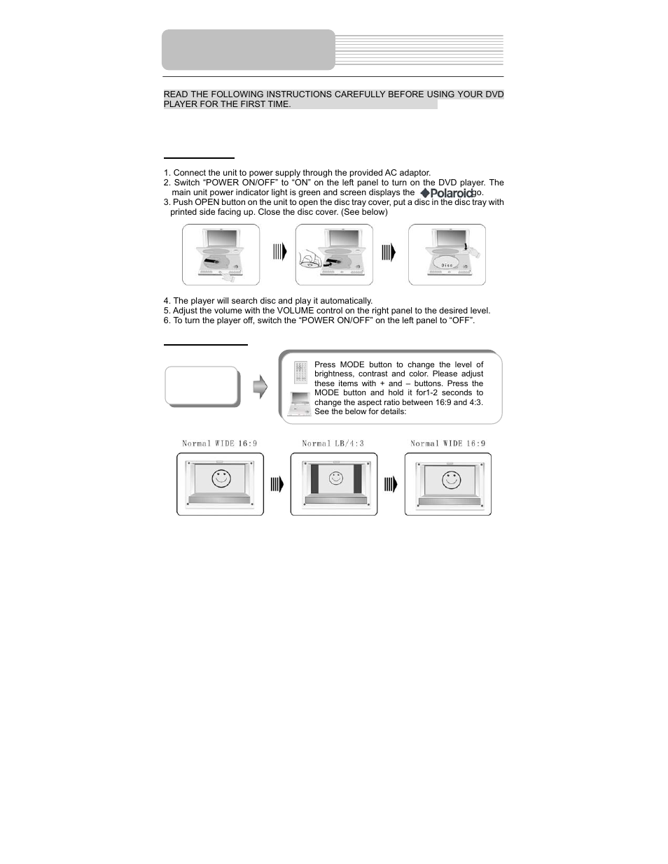 Playback operation | Polaroid PDM-1040 User Manual | Page 25 / 45