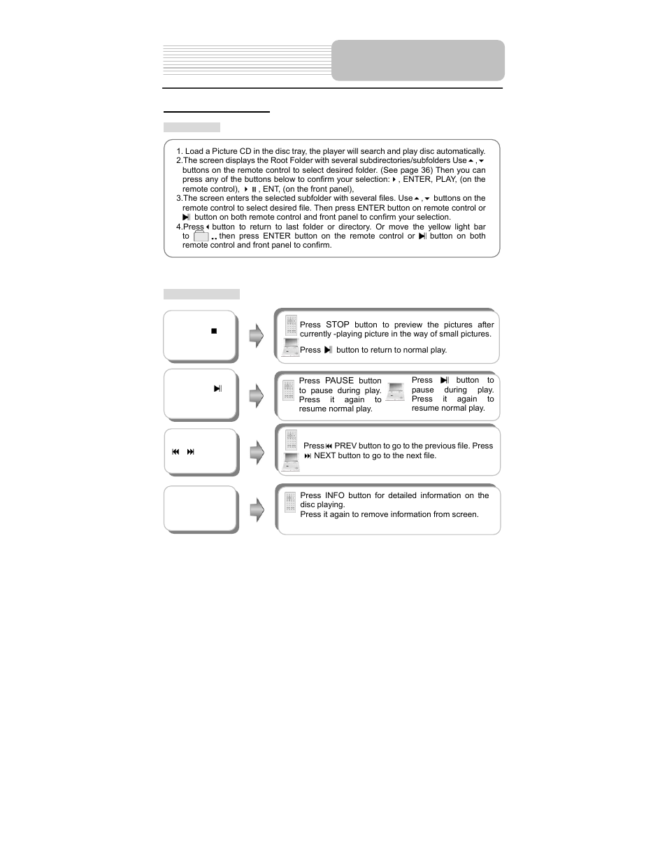 Playback operation | Polaroid PDM-1040 User Manual | Page 32 / 45