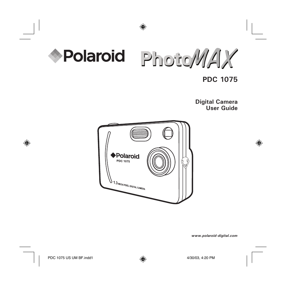 Polaroid PDC 1075 User Manual | 49 pages