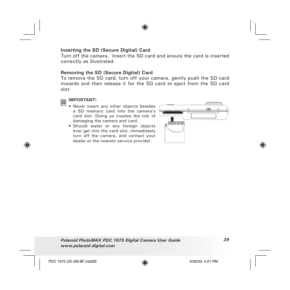 Polaroid PDC 1075 User Manual | Page 29 / 49