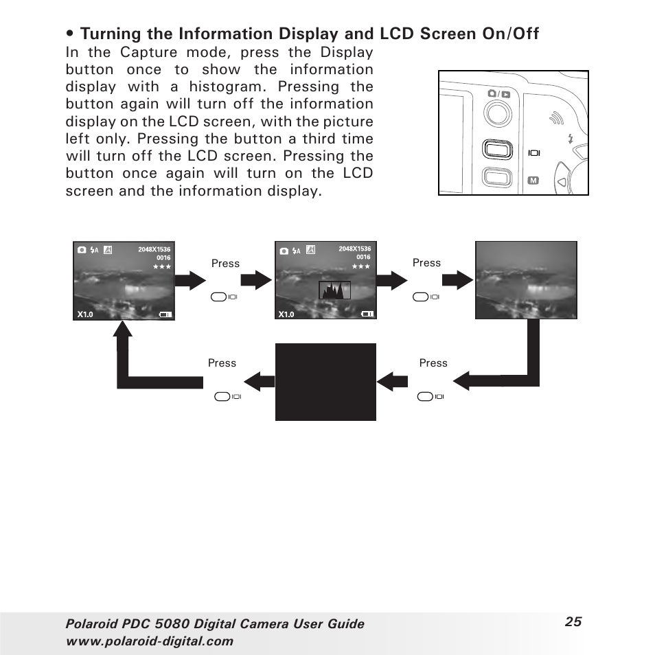 Polaroid PDC 5080 User Manual | Page 25 / 88