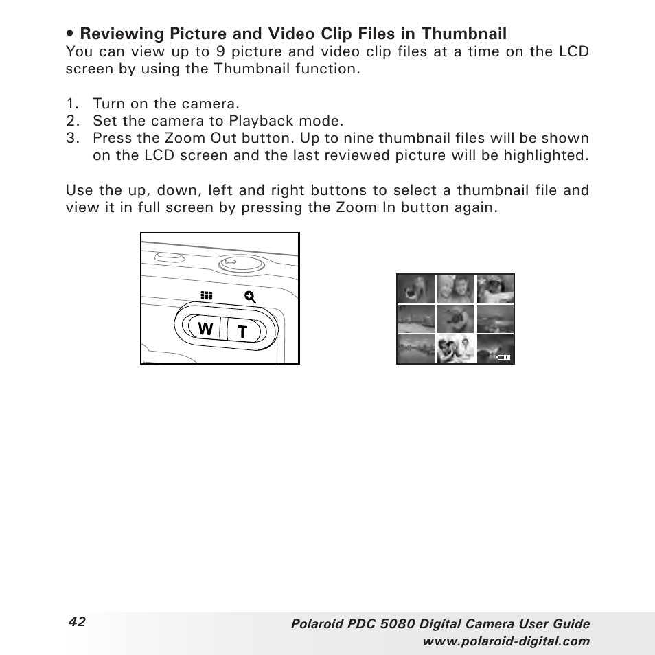 Polaroid PDC 5080 User Manual | Page 42 / 88