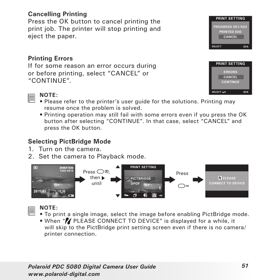 Polaroid PDC 5080 User Manual | Page 51 / 88
