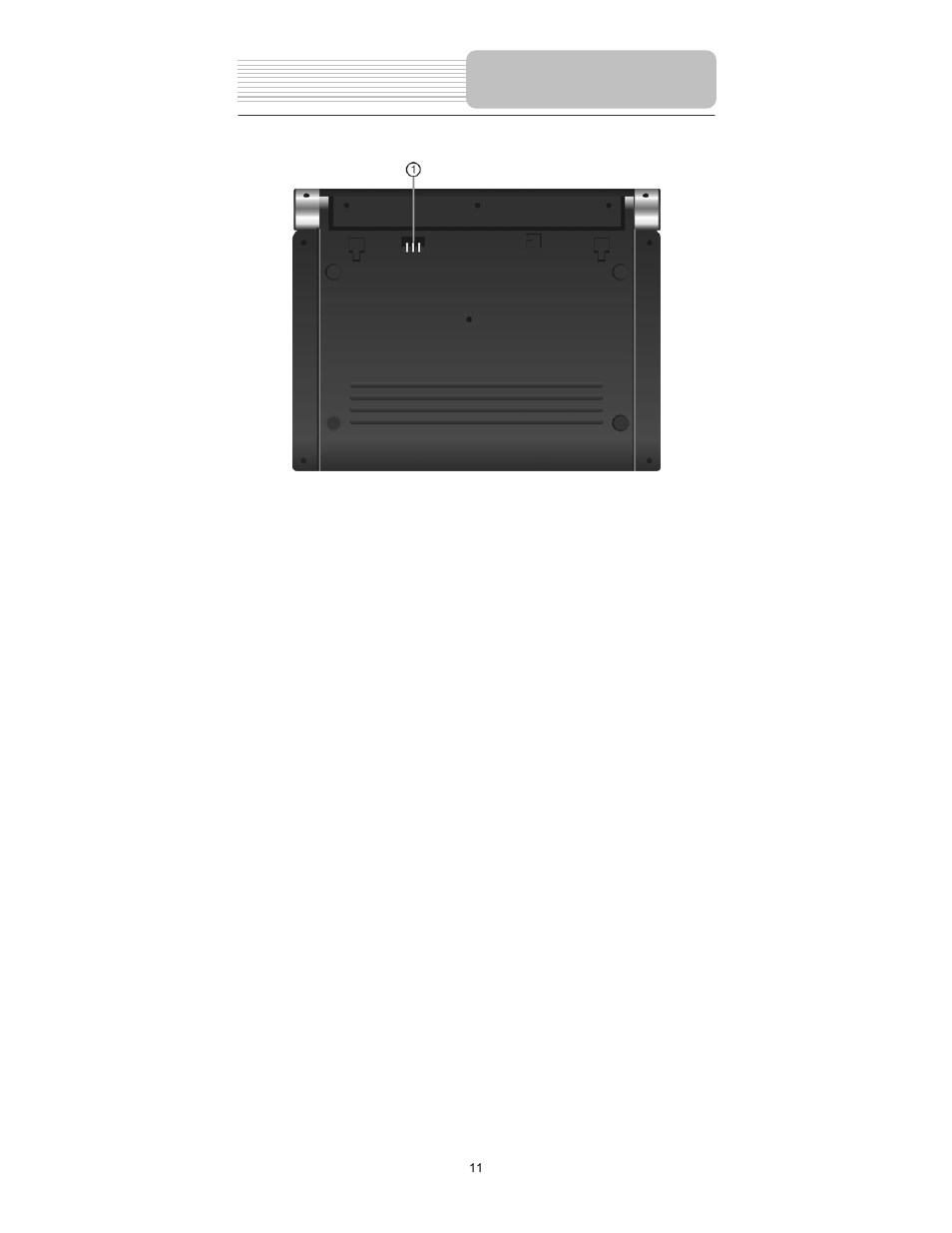 View of bottom panel | Polaroid PDX-0075 User Manual | Page 11 / 42