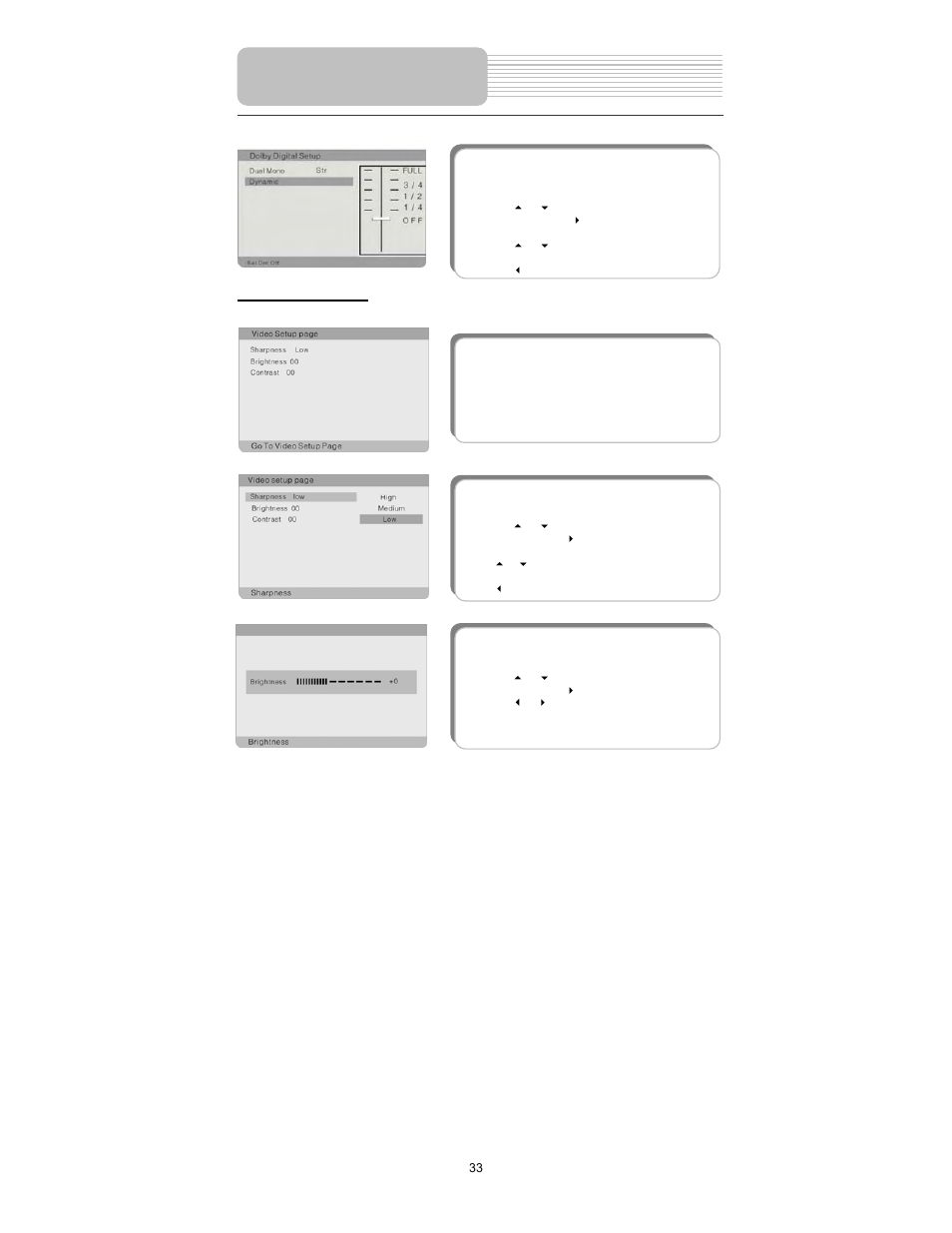 System setup | Polaroid PDX-0075 User Manual | Page 33 / 42