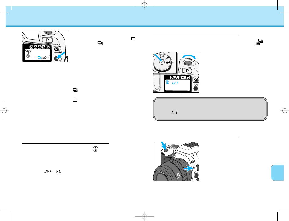 Exposure – bracketing, Cancelling bracketing, Bracketing with the exposure compensation button | Polaroid MAXXUM HTsi User Manual | Page 32 / 47