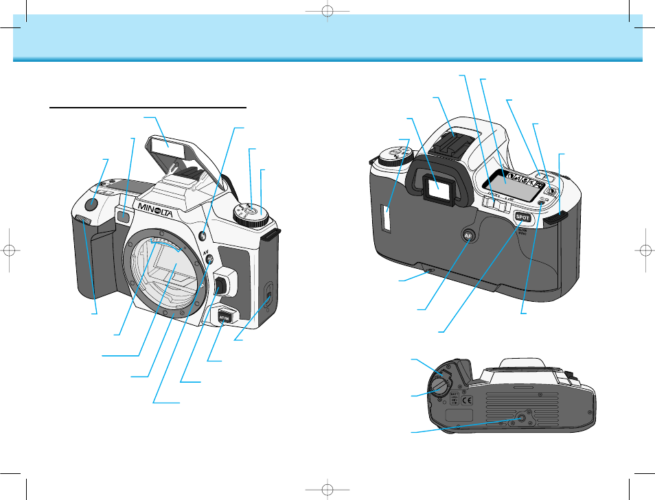 Names of parts, Body | Polaroid MAXXUM HTsi User Manual | Page 4 / 47