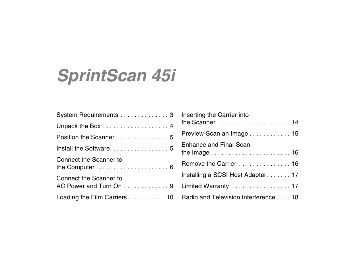 Polaroid 45I User Manual | Page 2 / 18