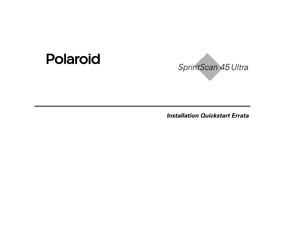 Errata | Polaroid 45 Ultra User Manual | Page 18 / 22