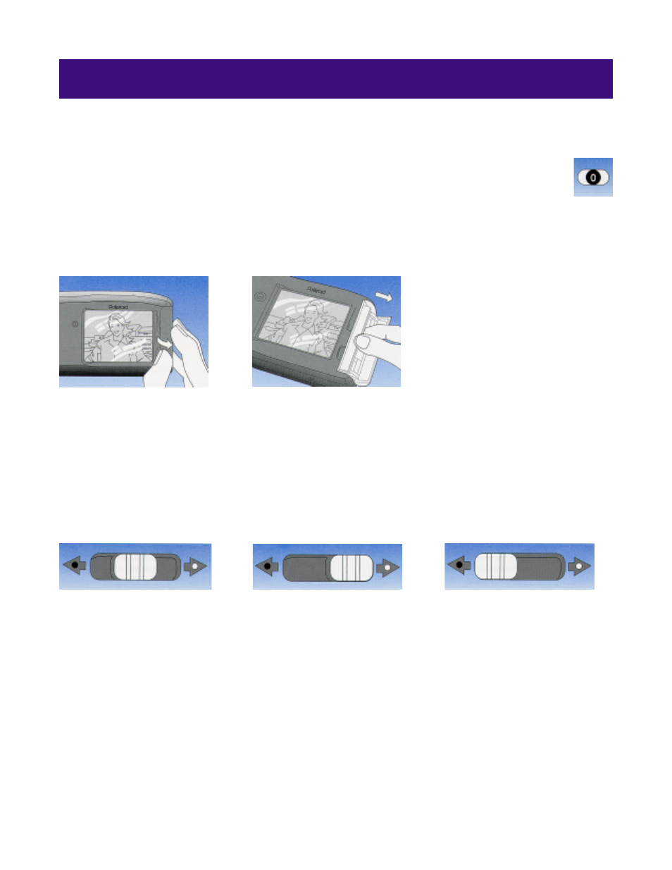 Removing the pictures, Brightness override | Polaroid captiva SLR User Manual | Page 7 / 10