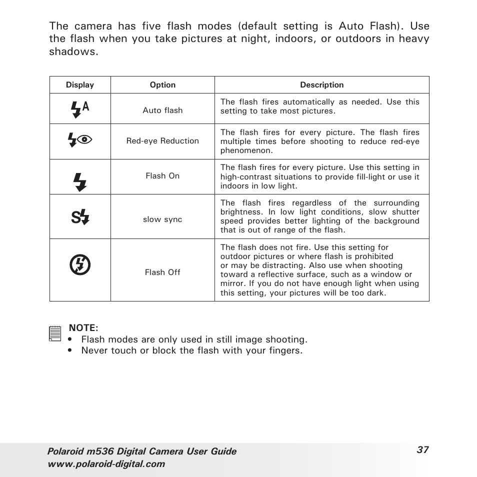 Polaroid m536 User Manual | Page 37 / 111