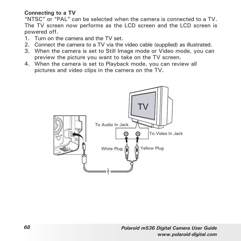 Polaroid m536 User Manual | Page 68 / 111
