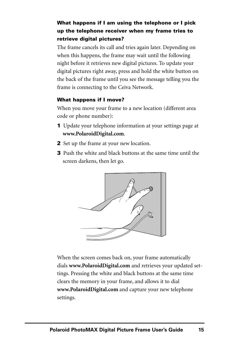 Polaroid Digital Picture Frame User Manual | Page 18 / 25