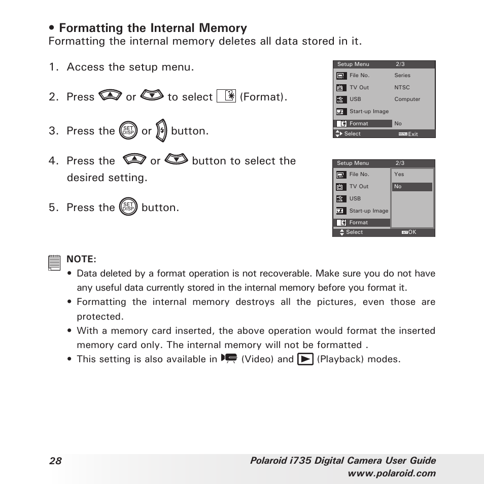 Polaroid i735 User Manual | Page 28 / 106