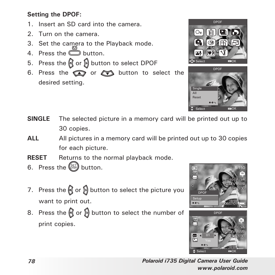 Polaroid i735 User Manual | Page 78 / 106