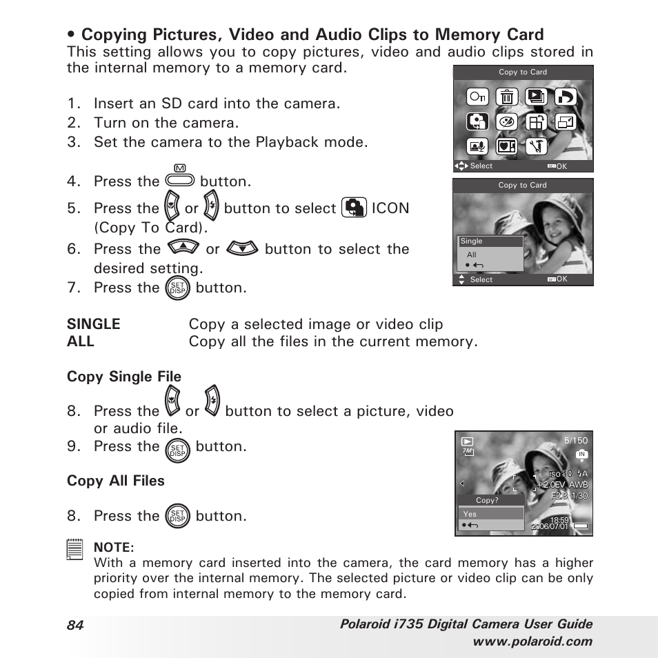 Polaroid i735 User Manual | Page 84 / 106