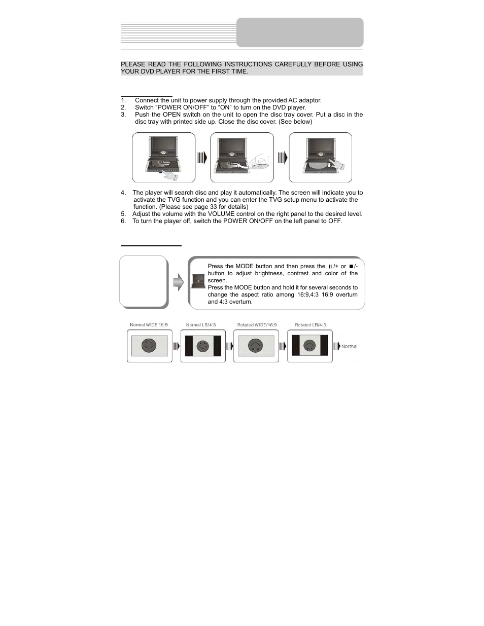 Playback operation | Polaroid PDM-0743 User Manual | Page 23 / 38