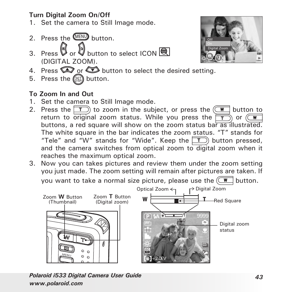 Polaroid I533 User Manual | Page 43 / 105
