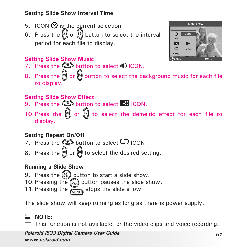 Polaroid I533 User Manual | Page 61 / 105