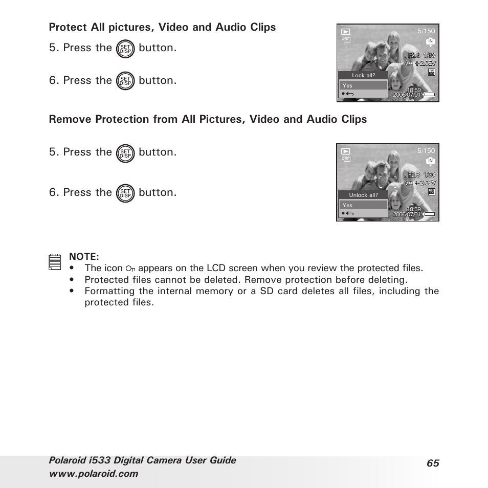 Polaroid I533 User Manual | Page 65 / 105