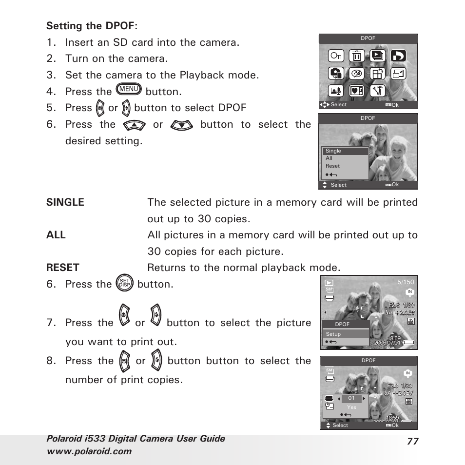 Polaroid I533 User Manual | Page 77 / 105