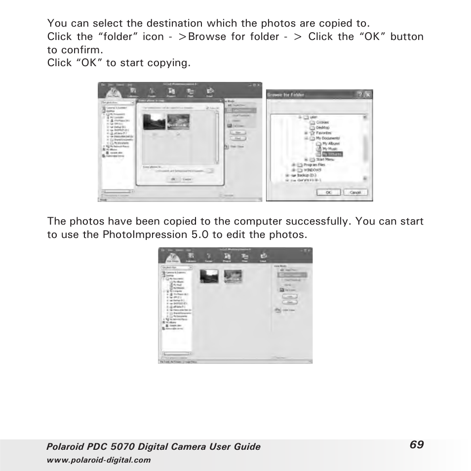 Polaroid PDC 5070 User Manual | Page 69 / 83