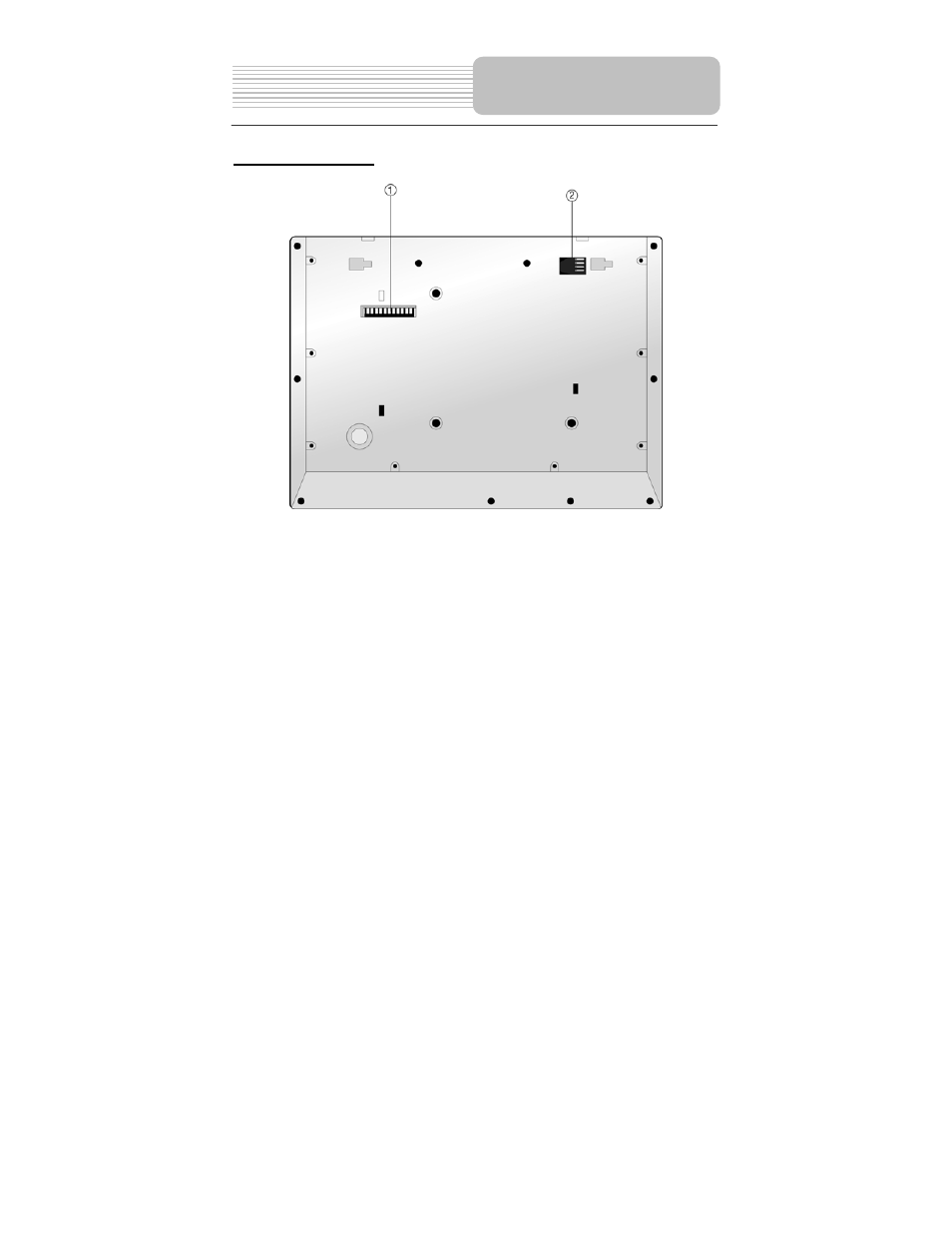 View of unit bottom | Polaroid PDU-1045S User Manual | Page 13 / 46