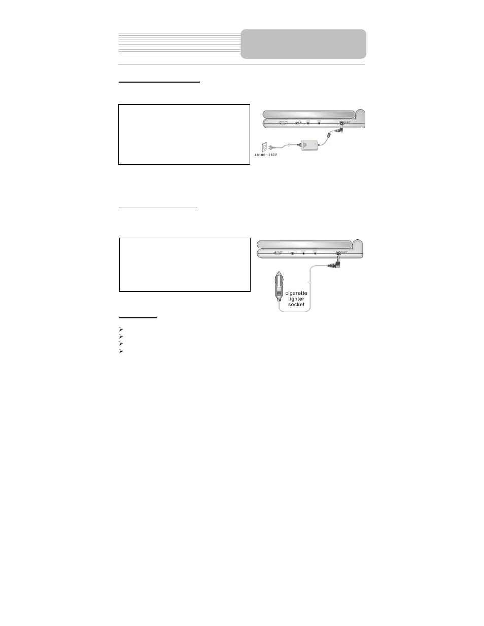 Power supply preparation | Polaroid PDU-1045S User Manual | Page 21 / 46
