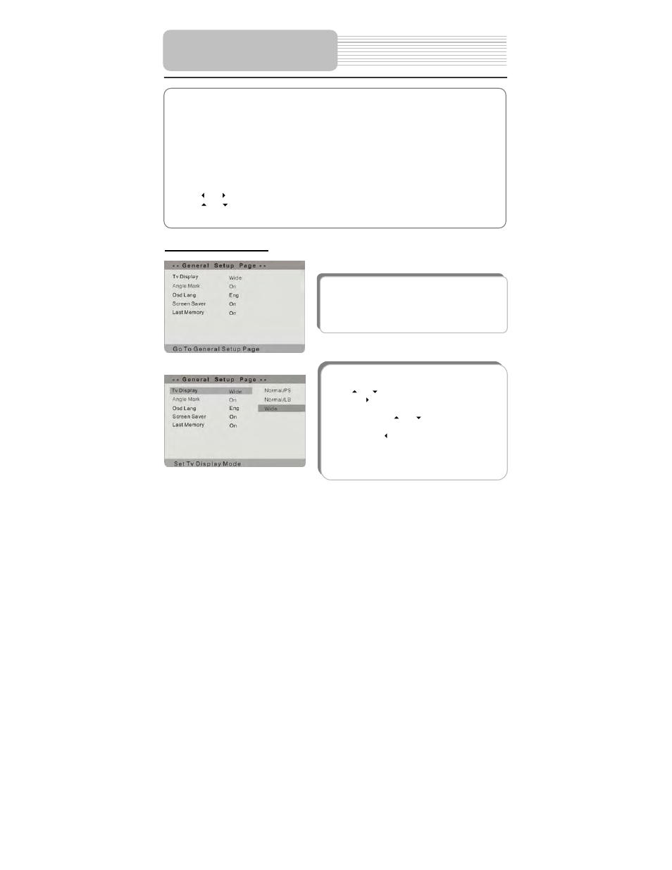 System setup | Polaroid PDU-1045S User Manual | Page 36 / 46